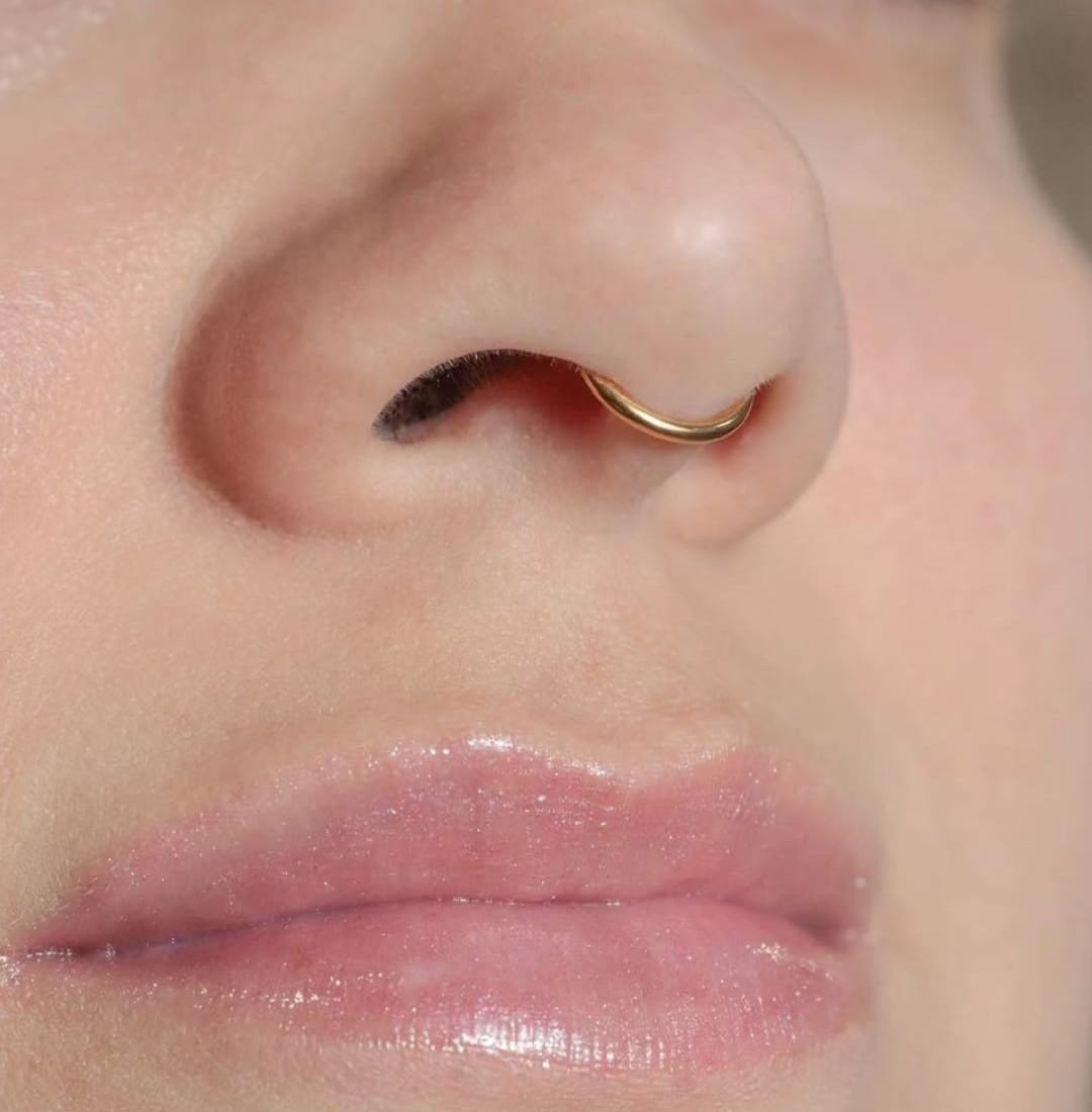 Nose piercing